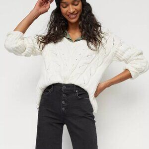 Anthropologie Ramona Cable-Knit Sweater